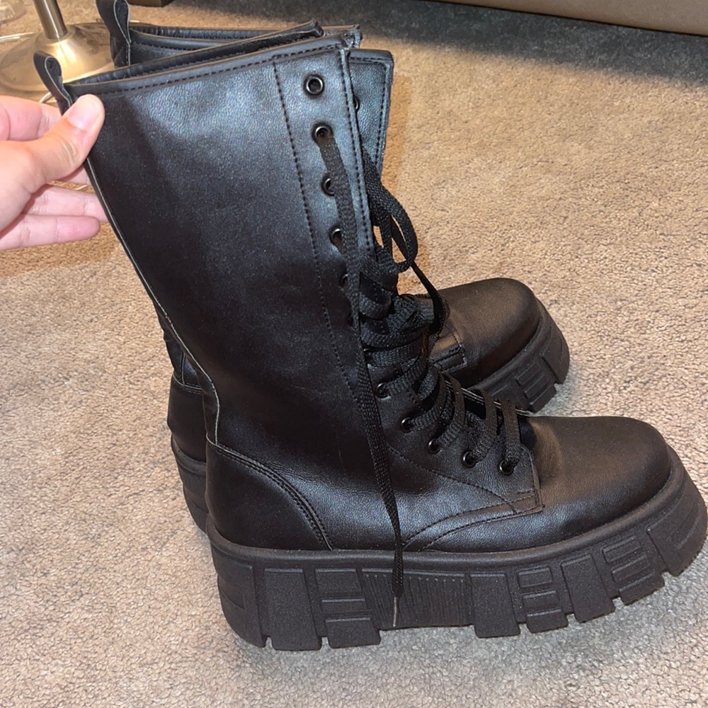 ASOS Black Chunky Boots